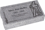 20" x 10" x 6" Pillow Top Headstone