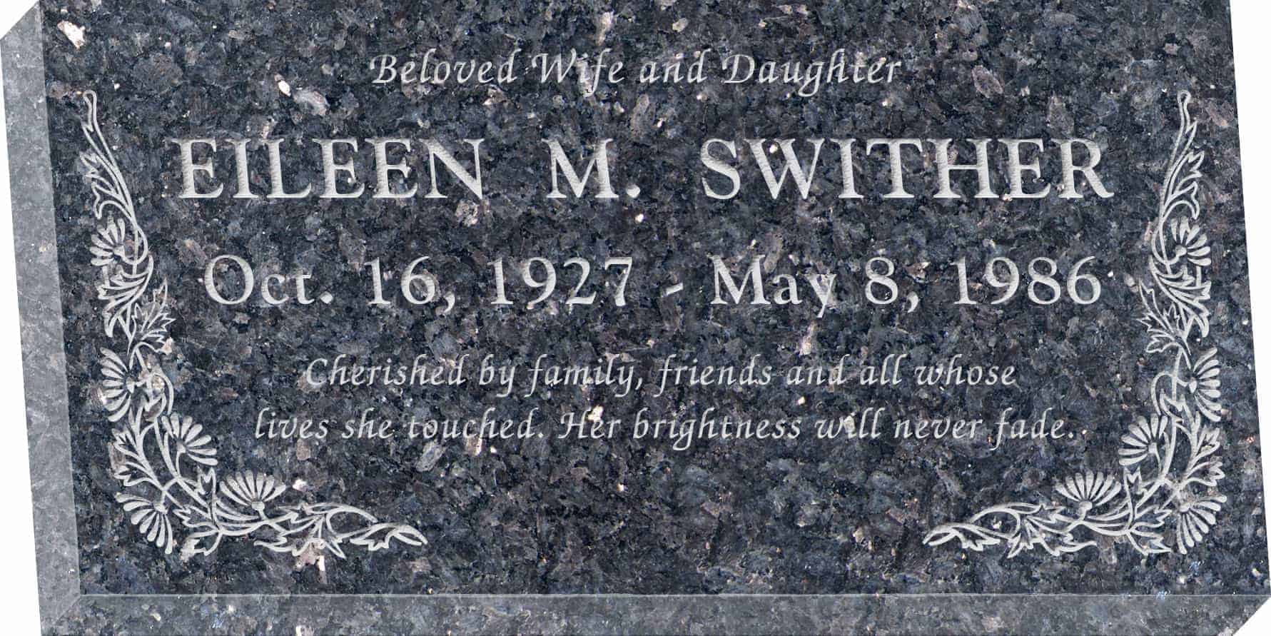 Flat Granite Headstones | In Ground Gravemarkers | Honor Life