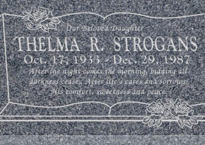 24inch_x_12inch_x_3inch_Flat_Granite_Headstone_in_Imperial_Grey_with_design_B-13