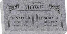 24inch_x_12inch_x_4inch_Flat_Granite_Headstone_in_Grey_with_design_C-109 24inch x 12inch x 4inch Flat Granite Headstone in Grey with design C-109