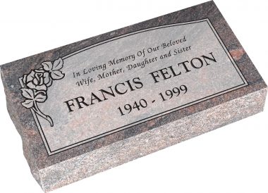 Pillow Top discount headstone