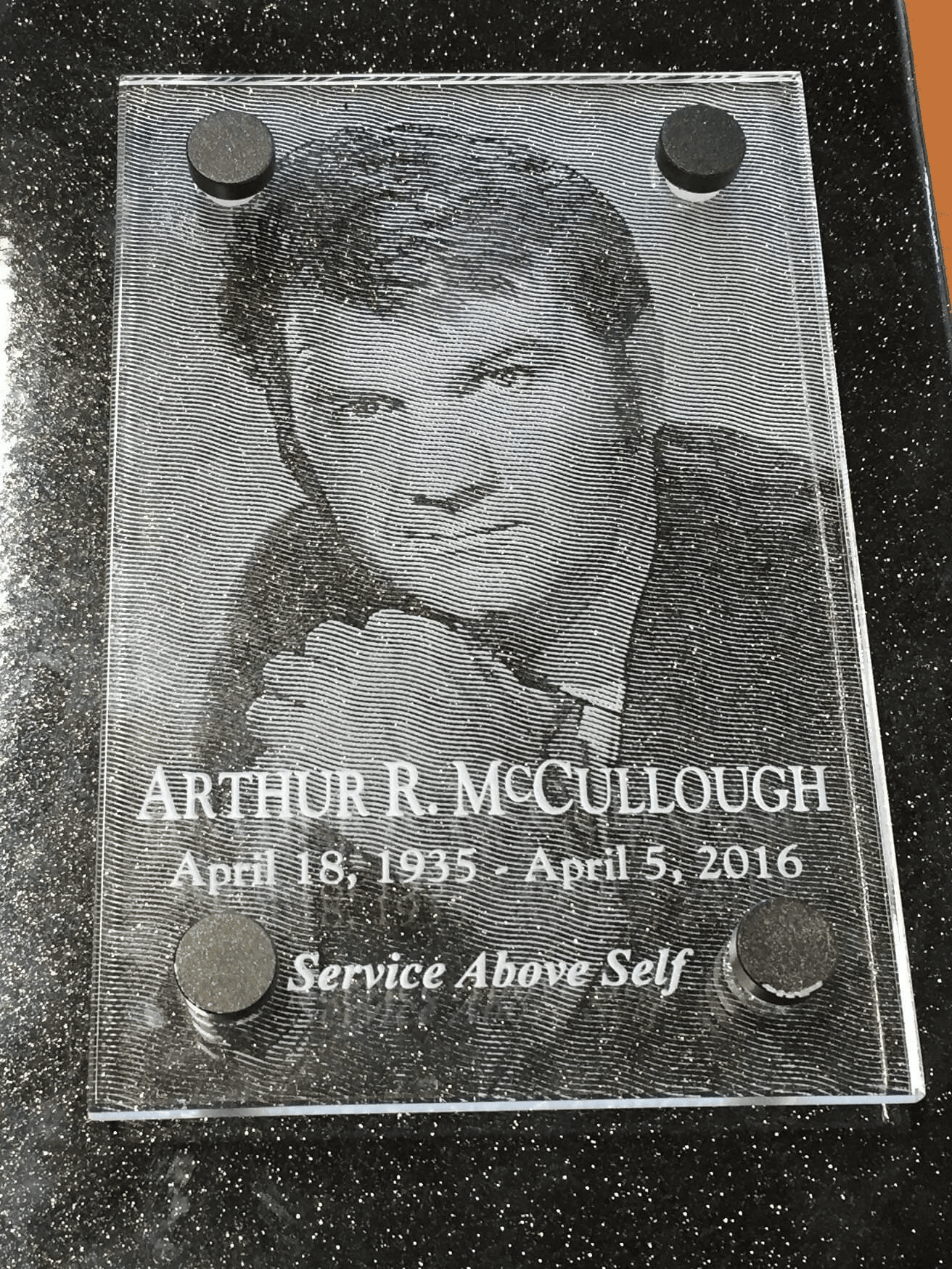 Service Above Self – Arthur “Art” McCullough