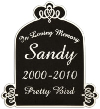 Birdcage-2-Pet-Memorial-in-Imperial-Black-(PM111BK) Birdcage-2-Pet-Memorial-in-Imperial-Black-(PM111BK)
