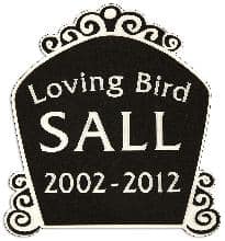 Birdcage-3-Pet-Memorial-in-Imperial-Black-(PM112BK) Birdcage 3 Pet Memorial in Imperial Black PM1122BK