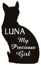 Cat-1-Pet-Memorial-in-Imperial-Black-(PM106BK) Cat 1 Pet Memorial in Imperial Black PM106BK