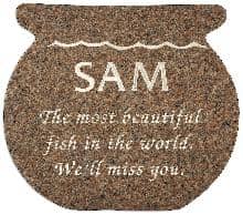Fish-Bowl-2-Pet-Memorial-in-Desert-Pink-(PM104CR) Fish Bowl 2 Pet Memorial in Desert Pink PM104CR