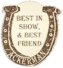 Horseshoe-Pet-Memorial-in-Desert-Pink-(PM131CR) Horseshoe Pet Memorial in Desert Pink PM131CR