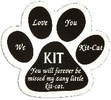 Paw-Pet-Memorial-in-Imperial-Black-(PM133BK) Paw Pet Memorial in Imperial Black PM133BK