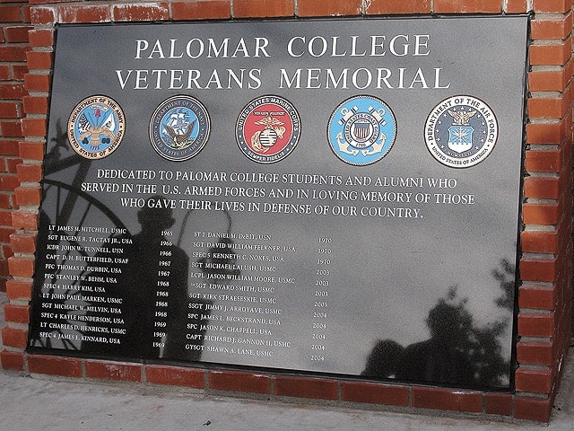 Palomar College Veterans Memorial